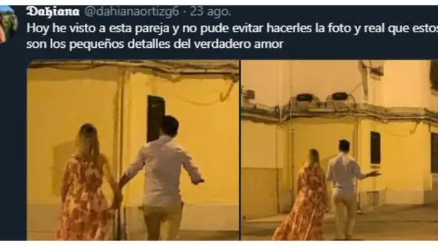 La foto de una pareja que arrasa en Twitter