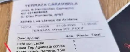 La cuenta de bar viral por su sorpresa a los ‘héroes sin capa’ La cuenta de bar viral por su sorpresa a los ‘héroes sin capa’