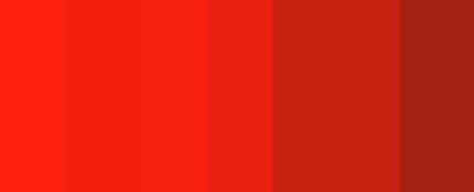 Reto visual: ¿Cuántos tonos de rojo ves?