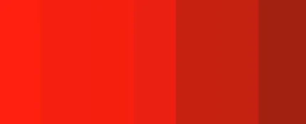 Reto visual: ¿Cuántos tonos de rojo ves? Reto visual: ¿Cuántos tonos de rojo ves?