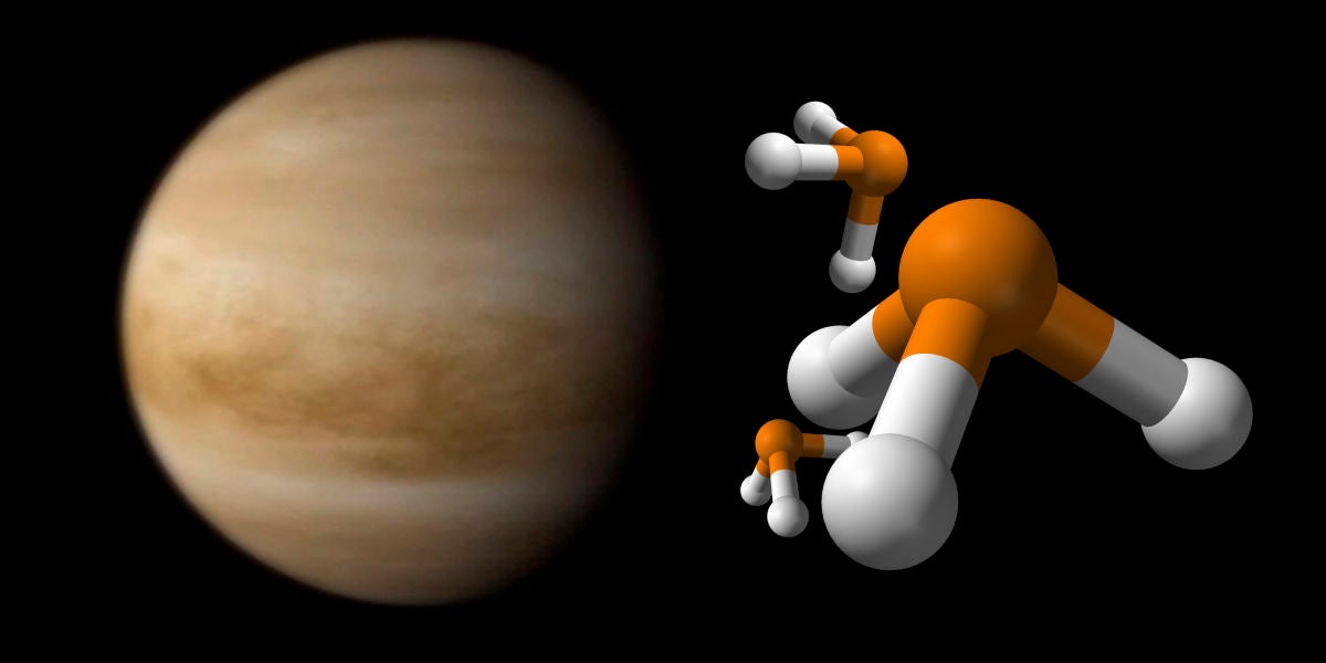 Detectan fosfina en Venus un gas que producen los seres vivos en la Tierra