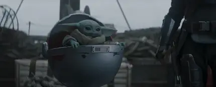 Baby Yoda en 'The Mandalorian' Baby Yoda en 'The Mandalorian'