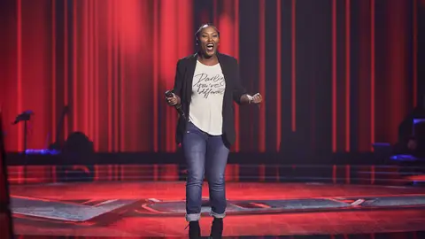 Lilian Hergueta en 'La Voz' Lilian Hergueta en 'La Voz'