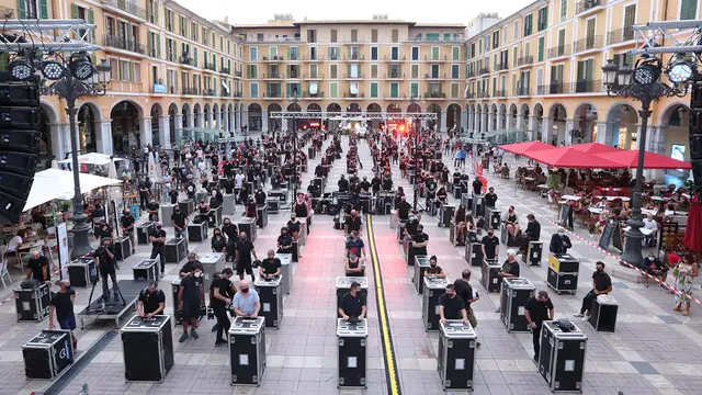 Manifestación 'Alerta Roja' en Palma