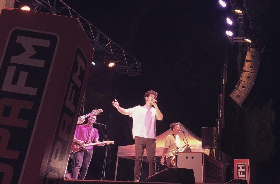 Miki Núñez durante su concierto en Clotilde Fest 2020