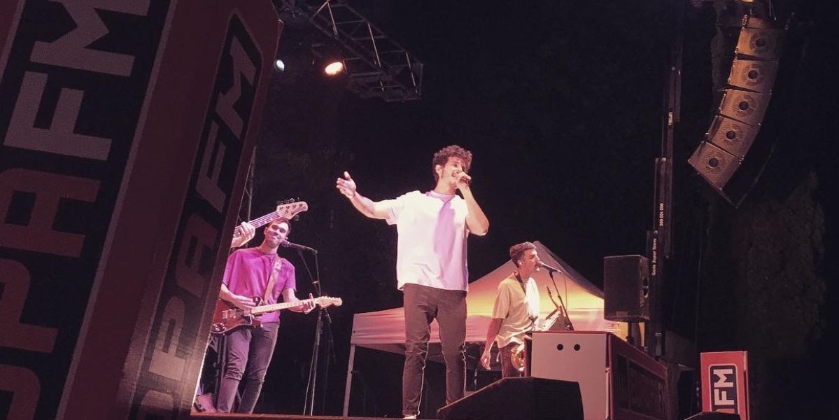Miki Núñez durante su concierto en Clotilde Fest 2020