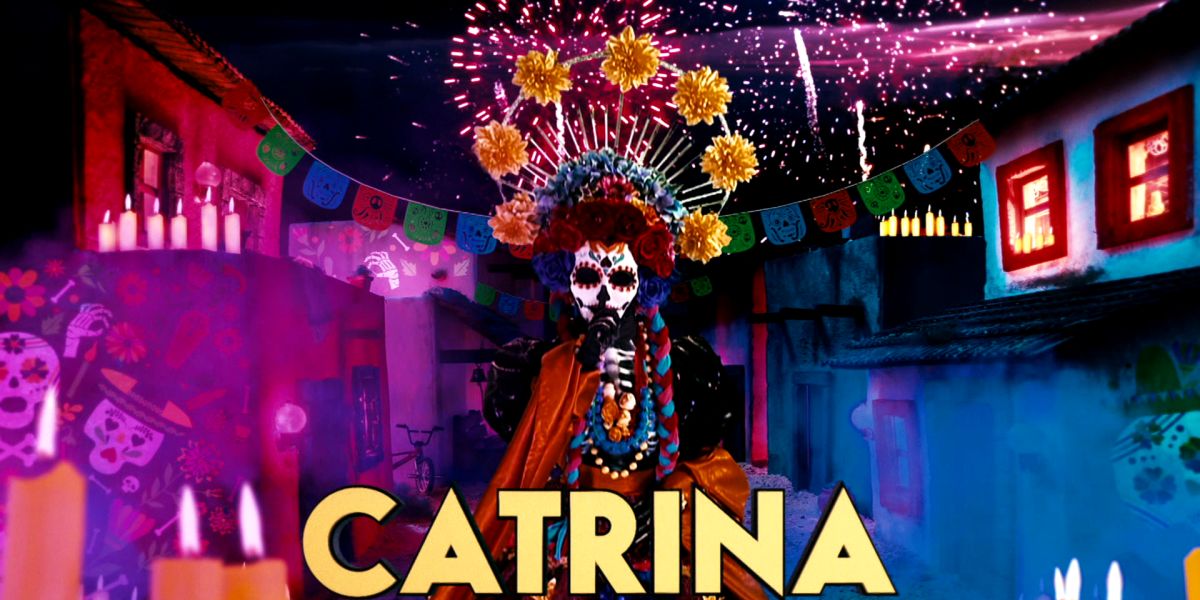 ¿Qué personaje famoso se esconde detrás de la máscara de Catrina?