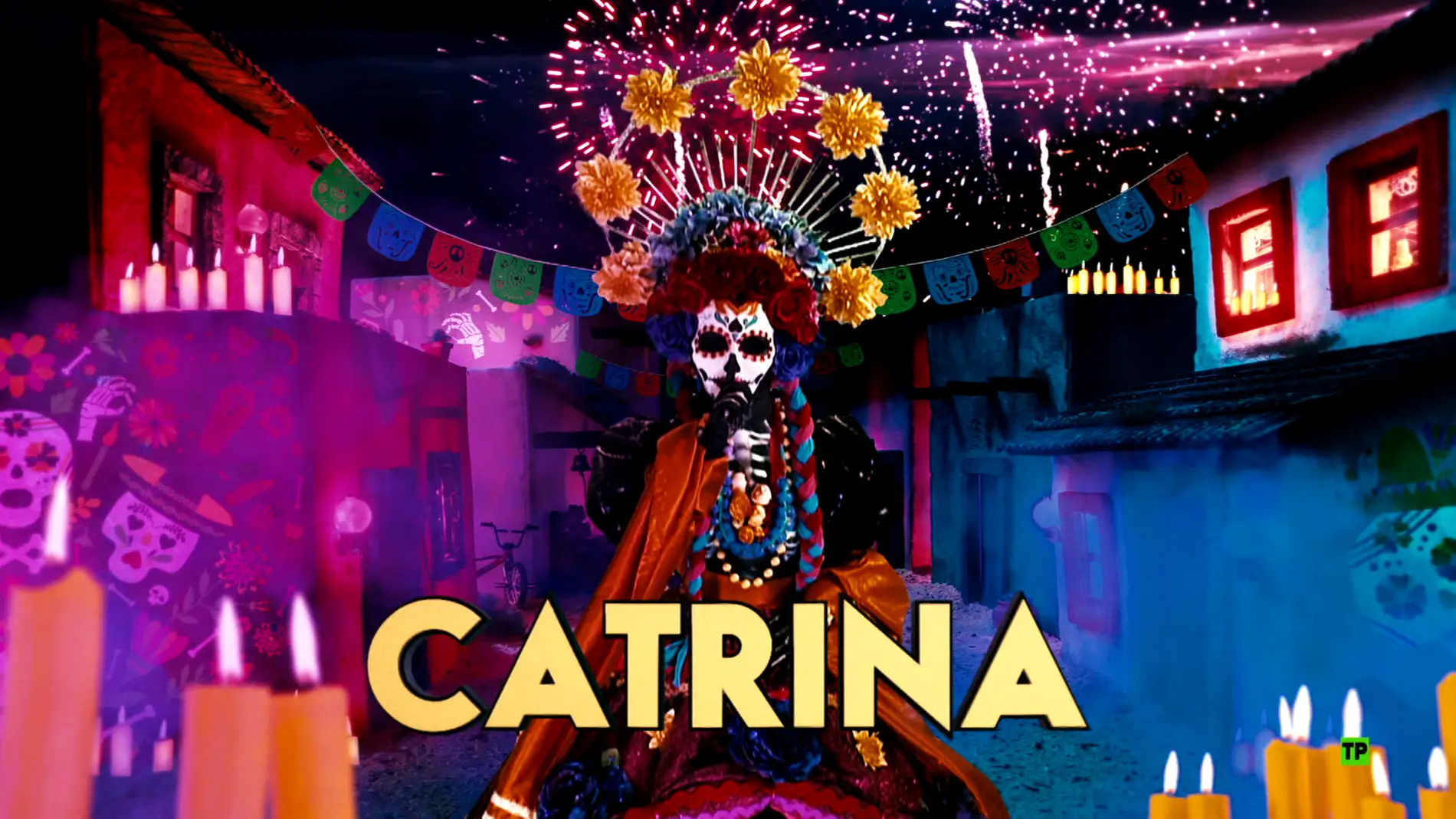 ¿Qué personaje famoso se esconde detrás de la máscara de Catrina? title=
