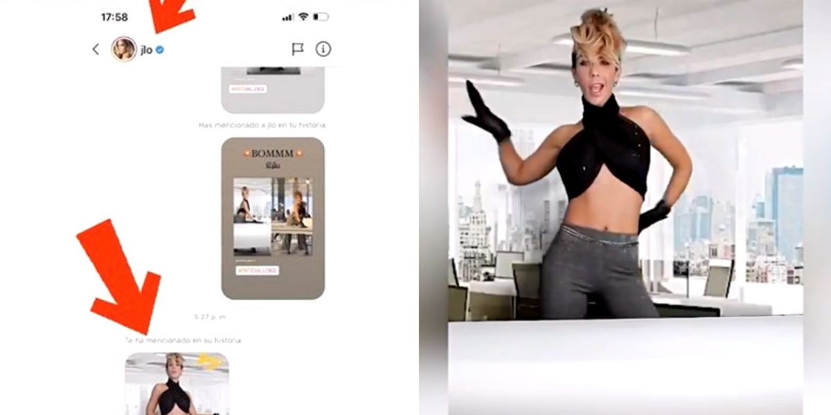 Jennifer Lopez comparte un Stories de Tamara Gorro