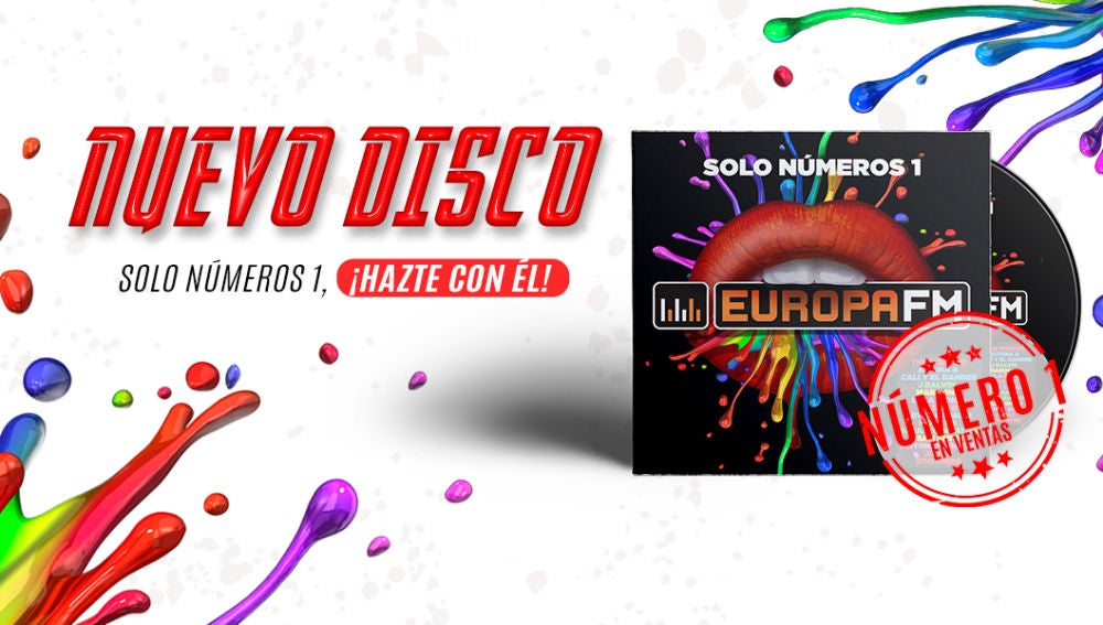 agricultores Oxidado garaje El Disco de Europa FM 2020: ¡Hazte con todo un Número 1 en ventas!  ¡Disfruta de la mejor música de tu radio favorita! | Europa FM