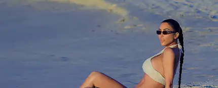 Kim Kardashian en la playa Kim Kardashian en la playa