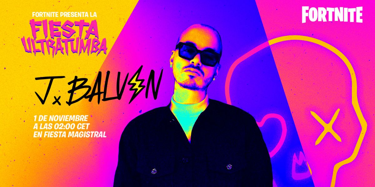 J Balvin presenta 'Fiesta de Ultratumba', su concierto en Fortnite