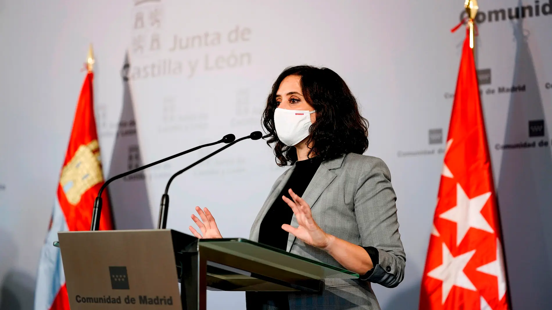 La presidenta de la Comunidad de Madrid, Isabel Díaz Ayuso title=