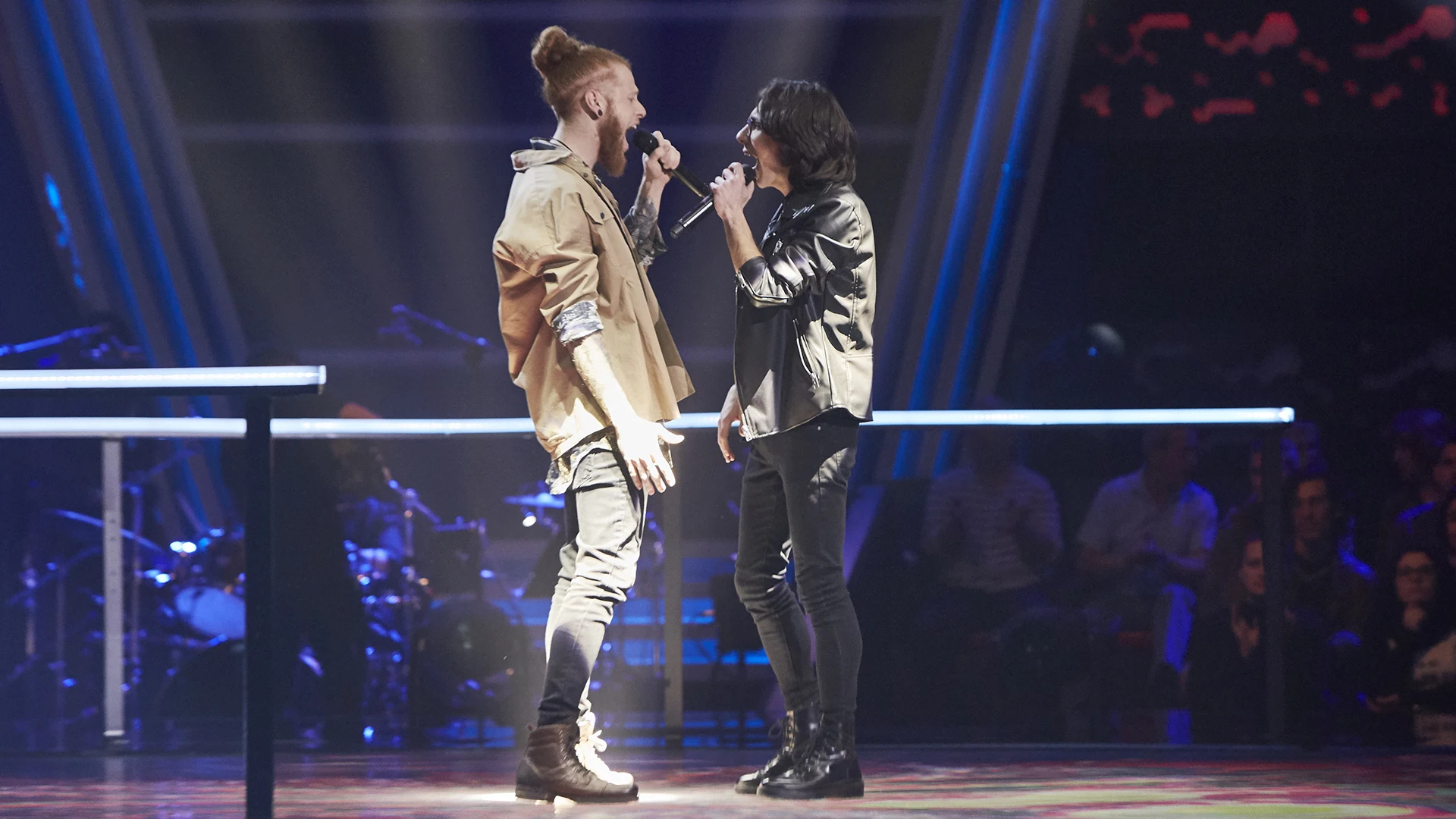 Sergio Chaves y Curricé cantan 'Lobos' en la Batalla Final de 'La Voz'