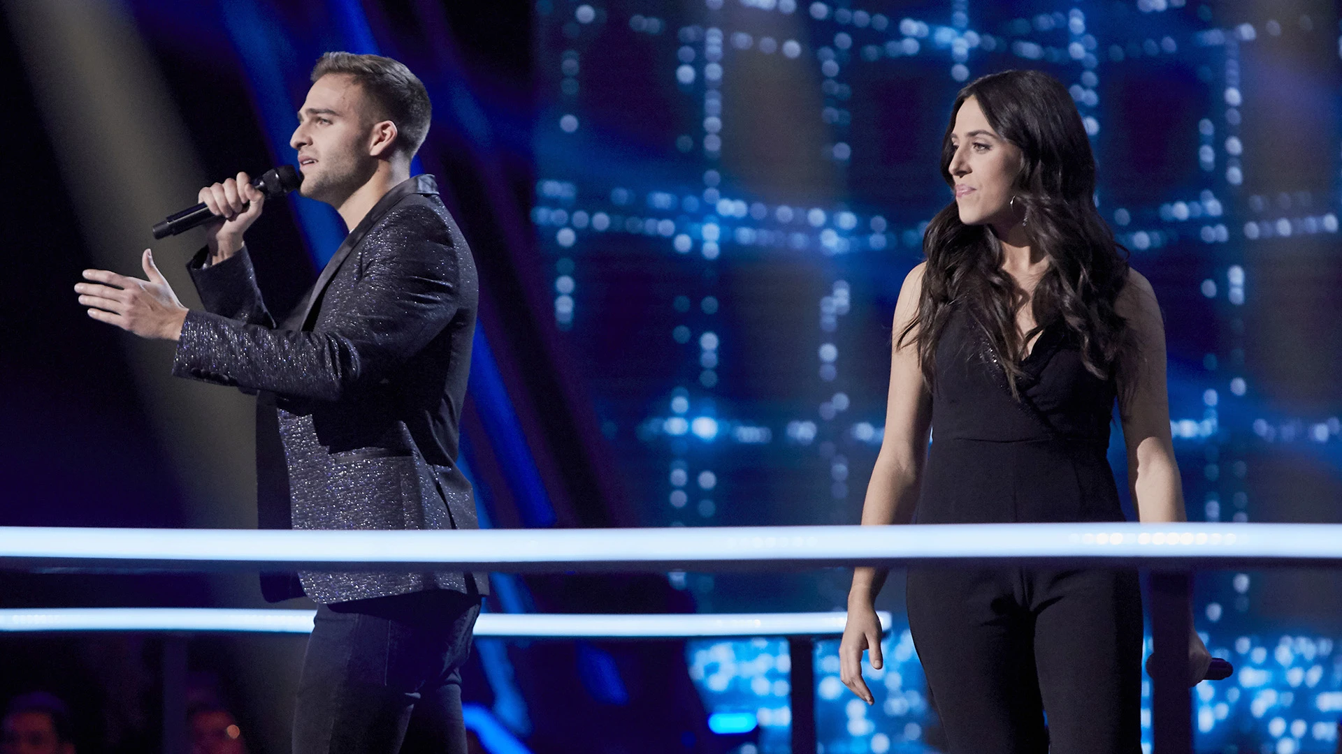Virginia Elósegui y Adam Ainouz cantan 'The blower's daughter' en la Batalla Final de 'La Voz'