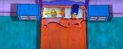 Max George y Dianne Buswell imitan a Los Simpson