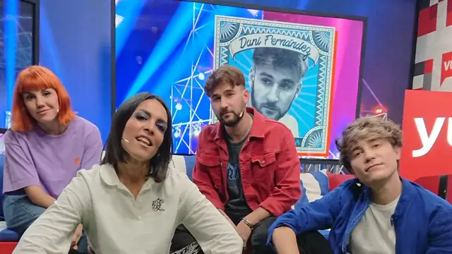 Angy Fernández, Lorena Castell, Dani Fernández y Carlos Marco en 'yu Music'