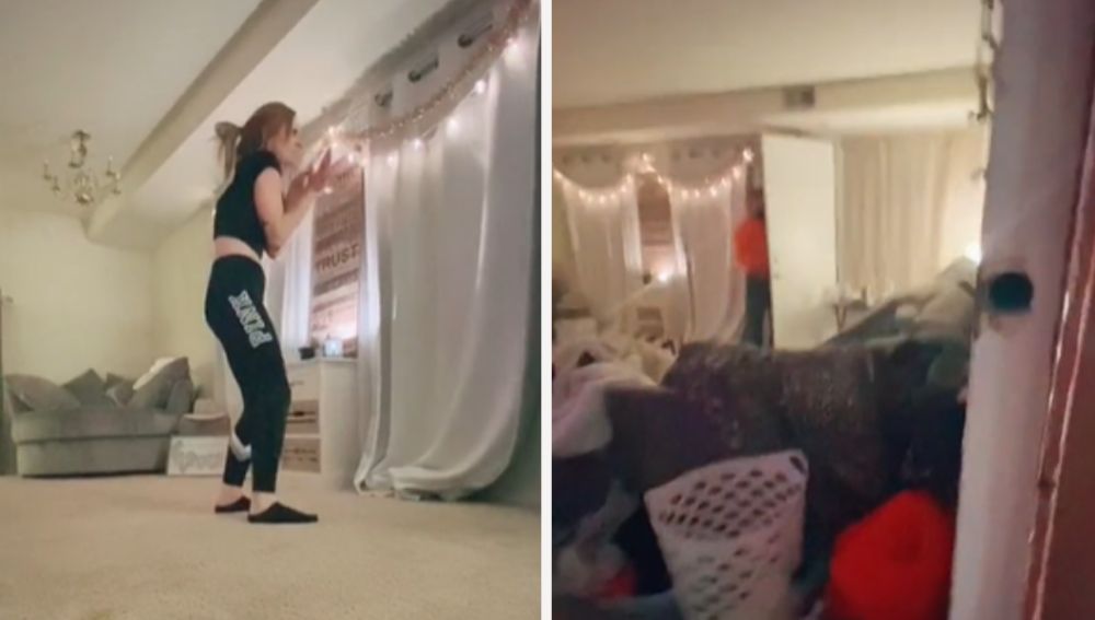 Una joven es sorprendida por un acosador que se cuela en su apartamento