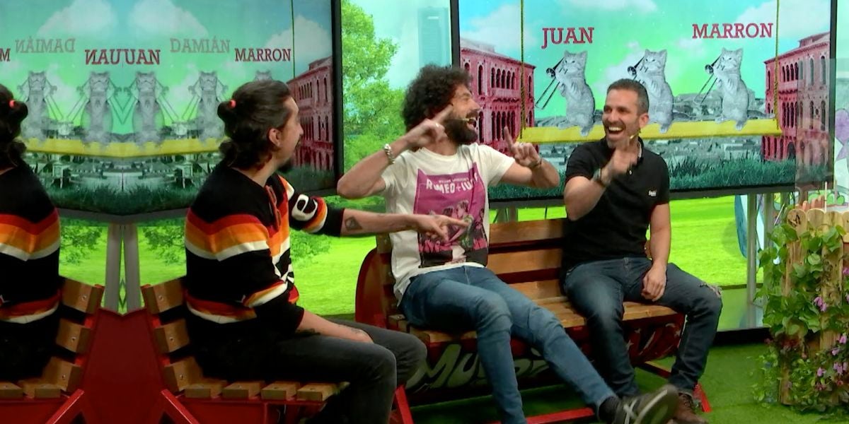 Juan, Damián y Marron en 'yu'