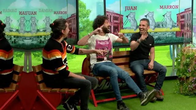 Juan, Damián y Marron en 'yu'