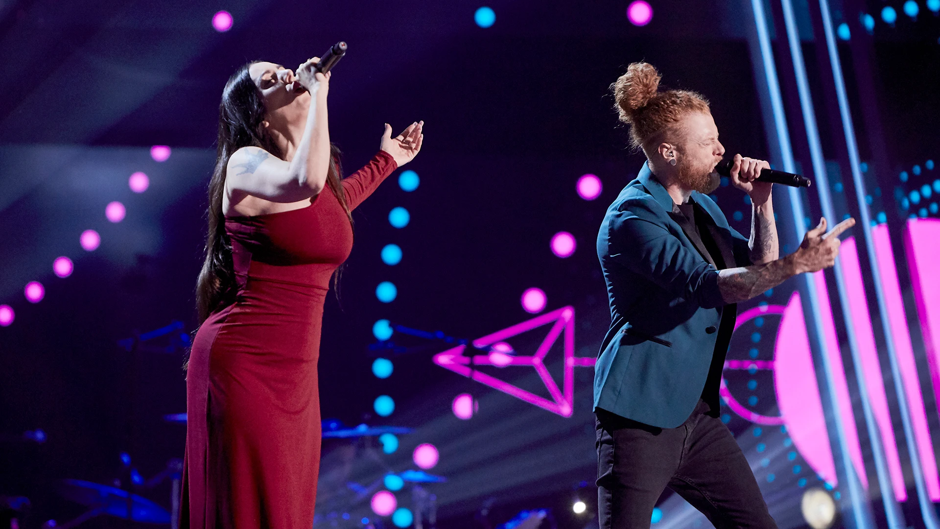 Mala Rodríguez y Curricé cantan ‘Superbalada’ en La Final de ‘La Voz’