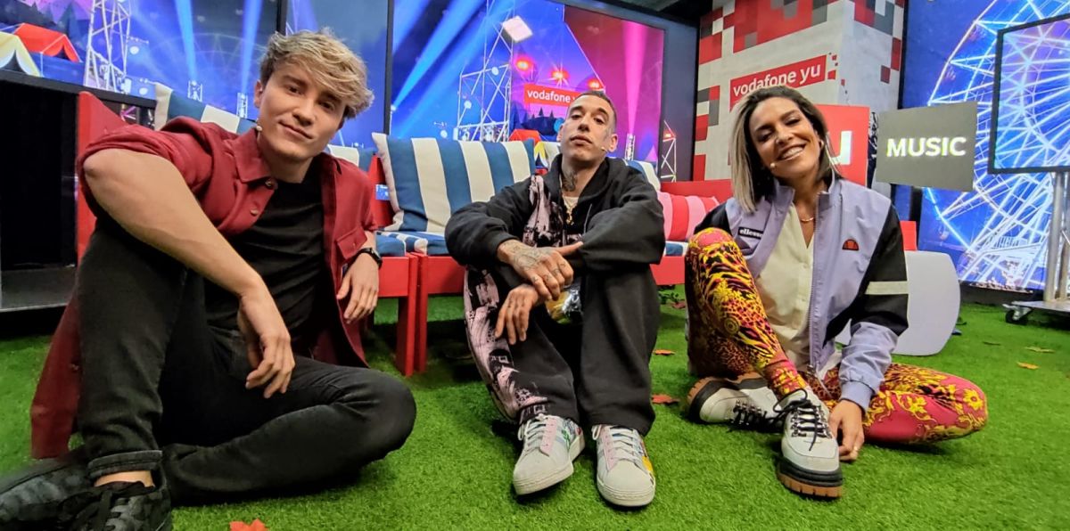 Carlos Marco, Kaydy Cain y Lorena Castell en 'yu Music'
