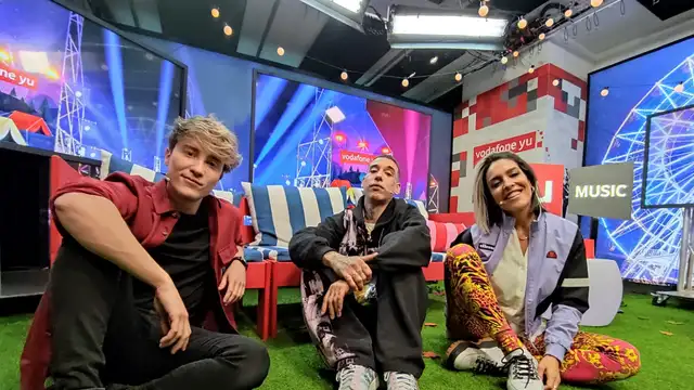 Carlos Marco, Kaydy Cain y Lorena Castell en 'yu Music'