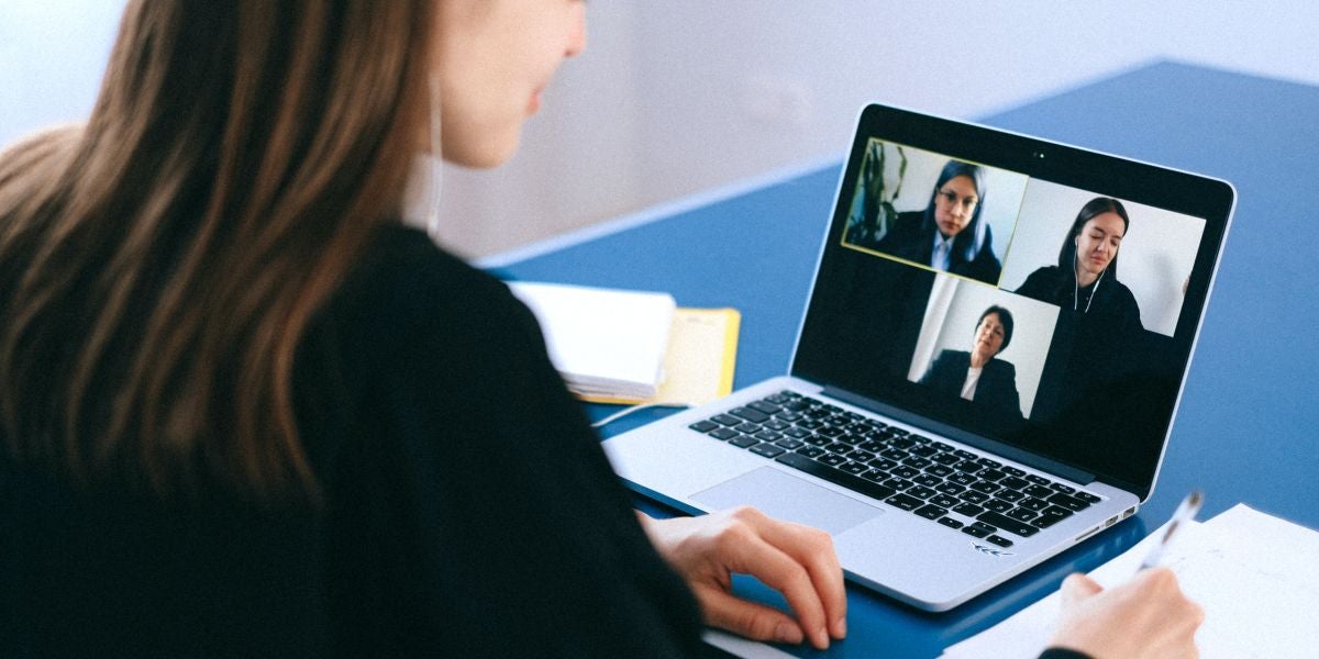 Videoconferencia en el trabajo