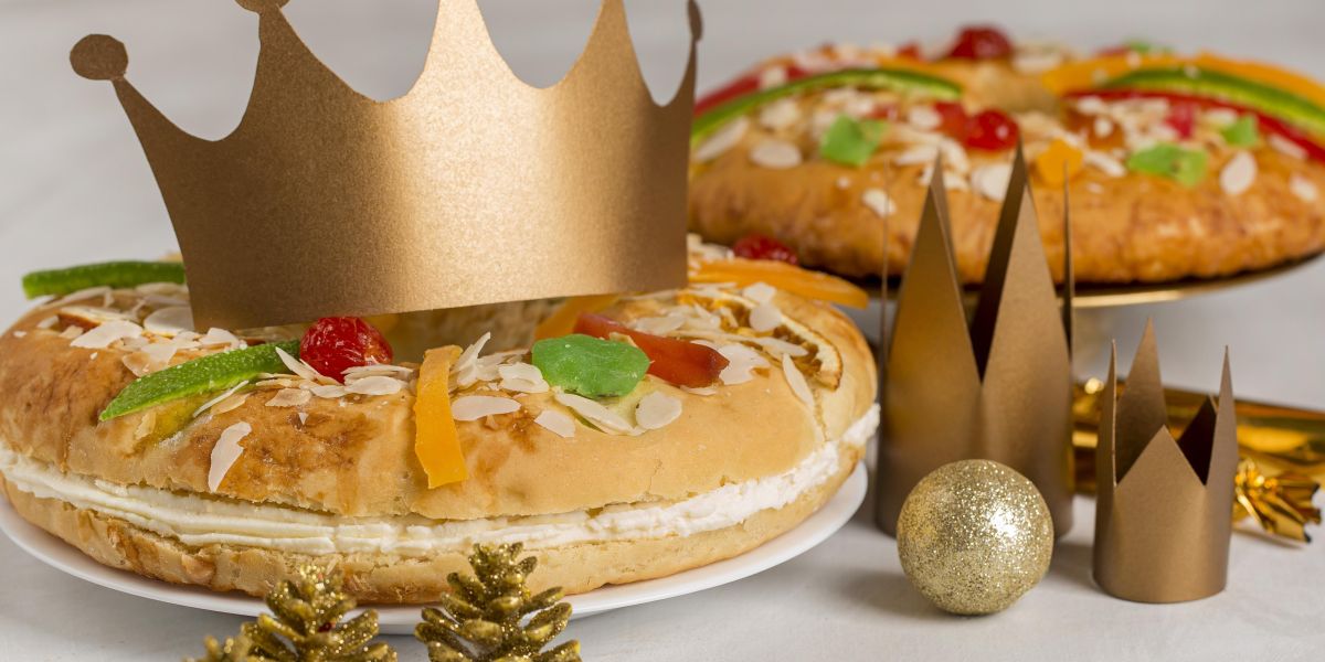 Imagen de archivo de un roscón de Reyes