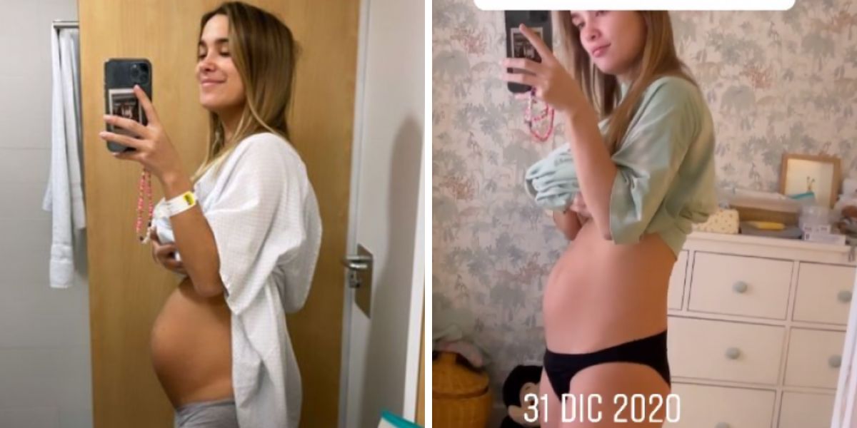 María Pombo muestra su cuerpo posparto