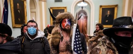 Algunos de los seguidores de Donald Trump en el asalto al Capitolio 
