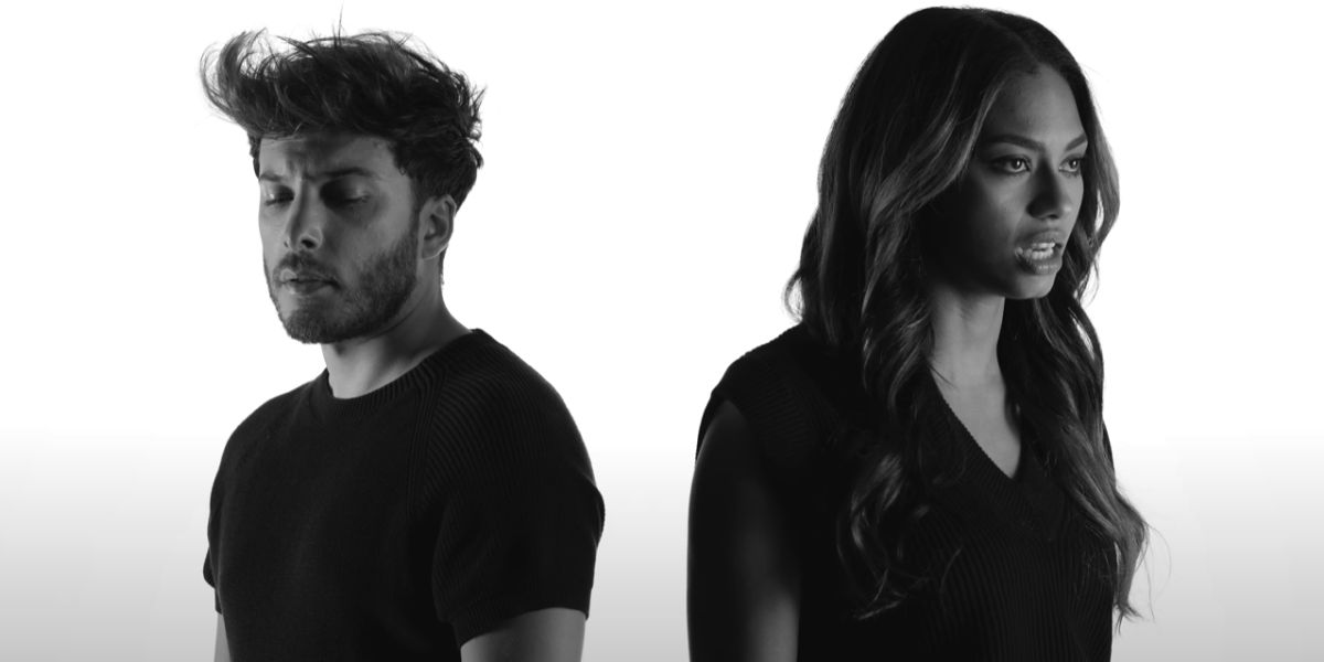 Blas Cantó y NIA en el vídeo de 'Cúrame'