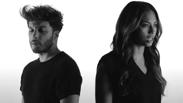 Blas Cantó y NIA en el vídeo de 'Cúrame'