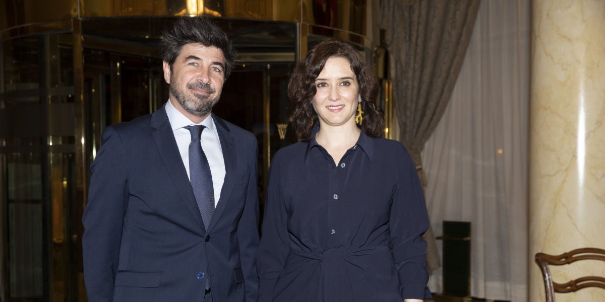 Isabel Díaz Ayuso y su pareja, Jairo Alonso