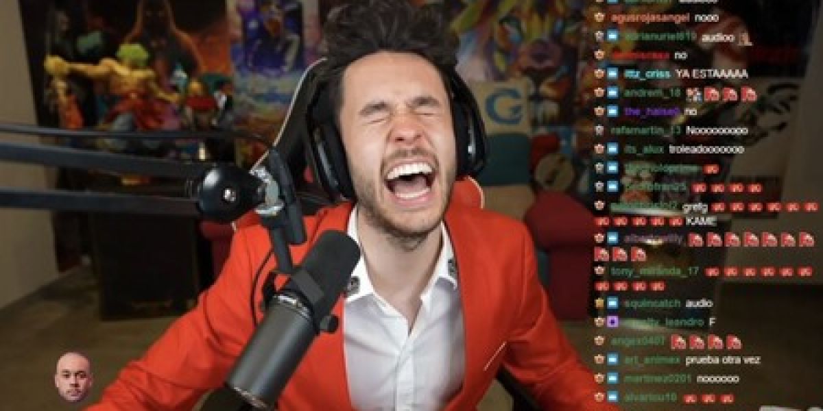 TheGrefg en su directo en Twitch