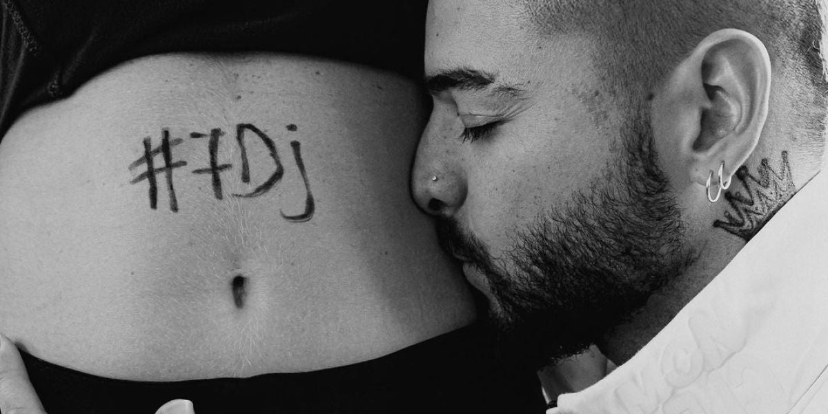 Maluma en una publicación en su Instagram junto al hashtag #7DJ