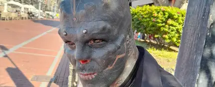 El conocido como 'alienígena negro' El conocido como 'alienígena negro'
