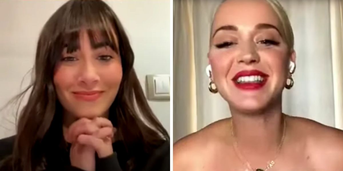 Aitana y Katy Perry durante su Instagram Live