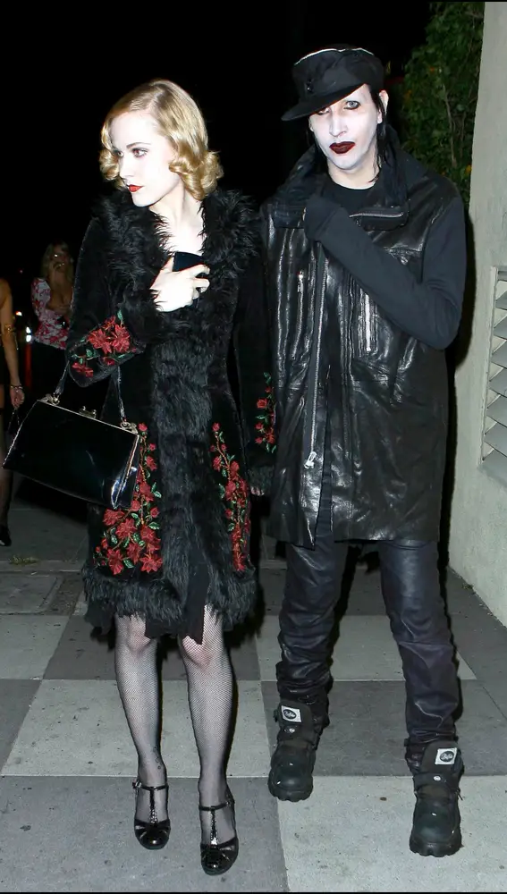 Evan Rachel Wood y Marilyn Manson Evan Rachel Wood y Marilyn Manson