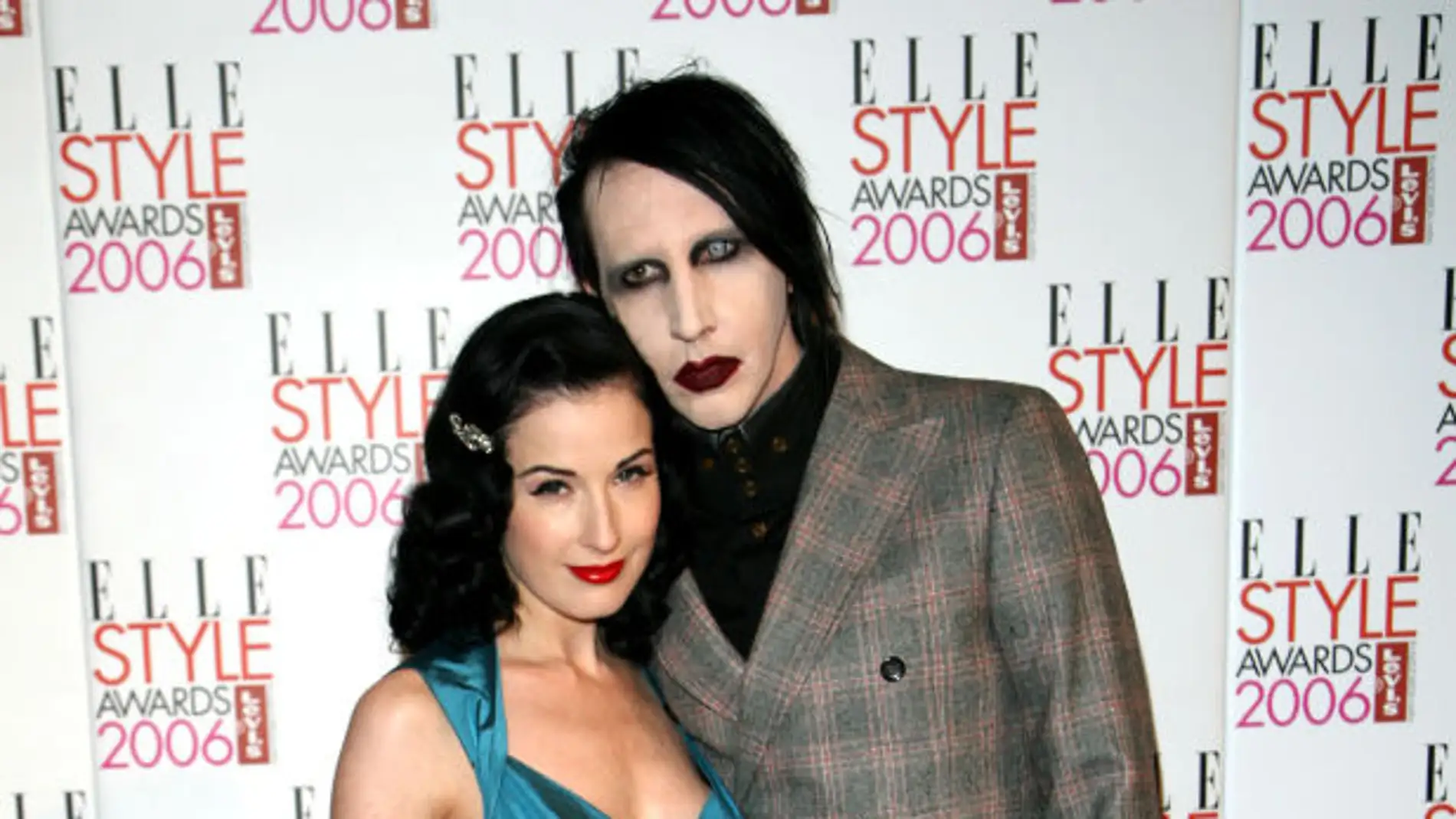 Dita Von Teese y Marilyn Manson en 2006