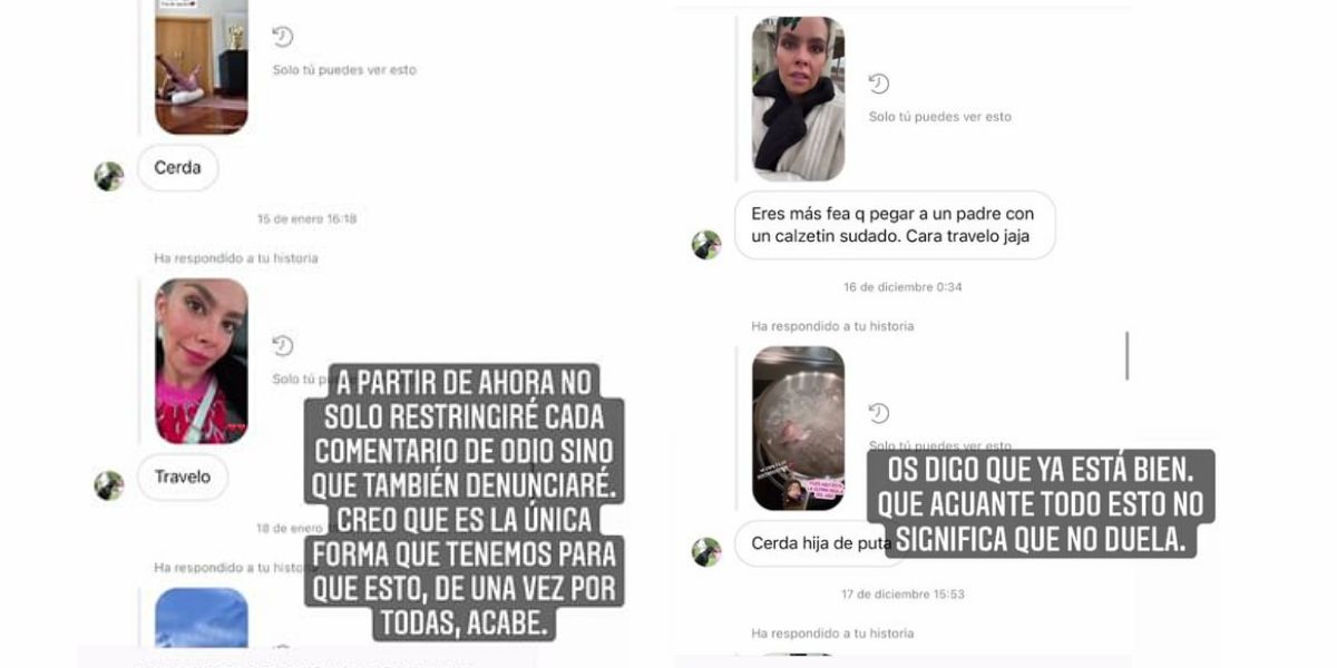 Cristina Pedroche muestra los mensajes de odio que recibe