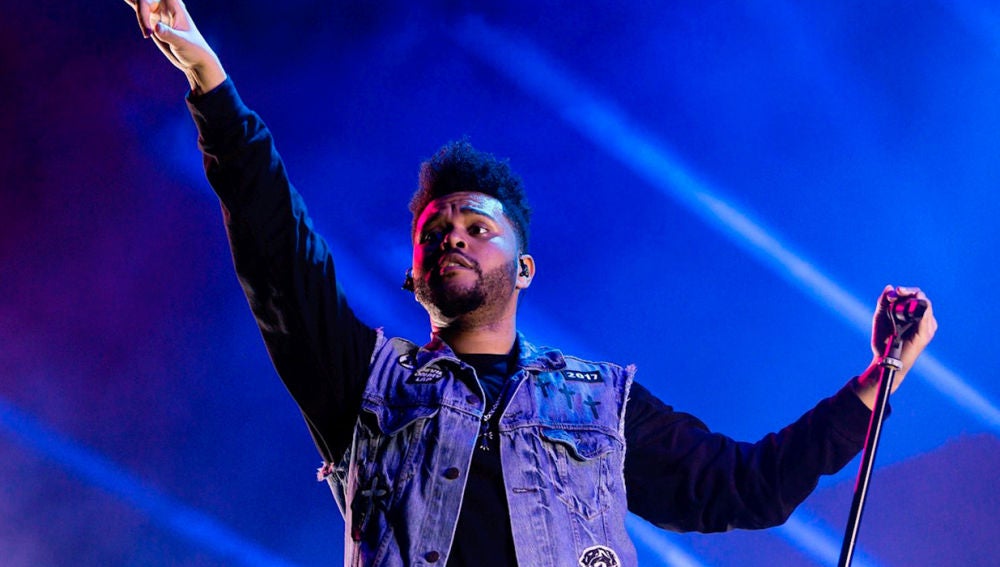 The Weeknd durante un concierto