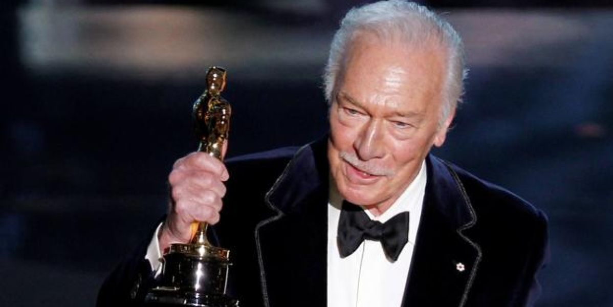 El actor Christopher Plummer, con un Oscar