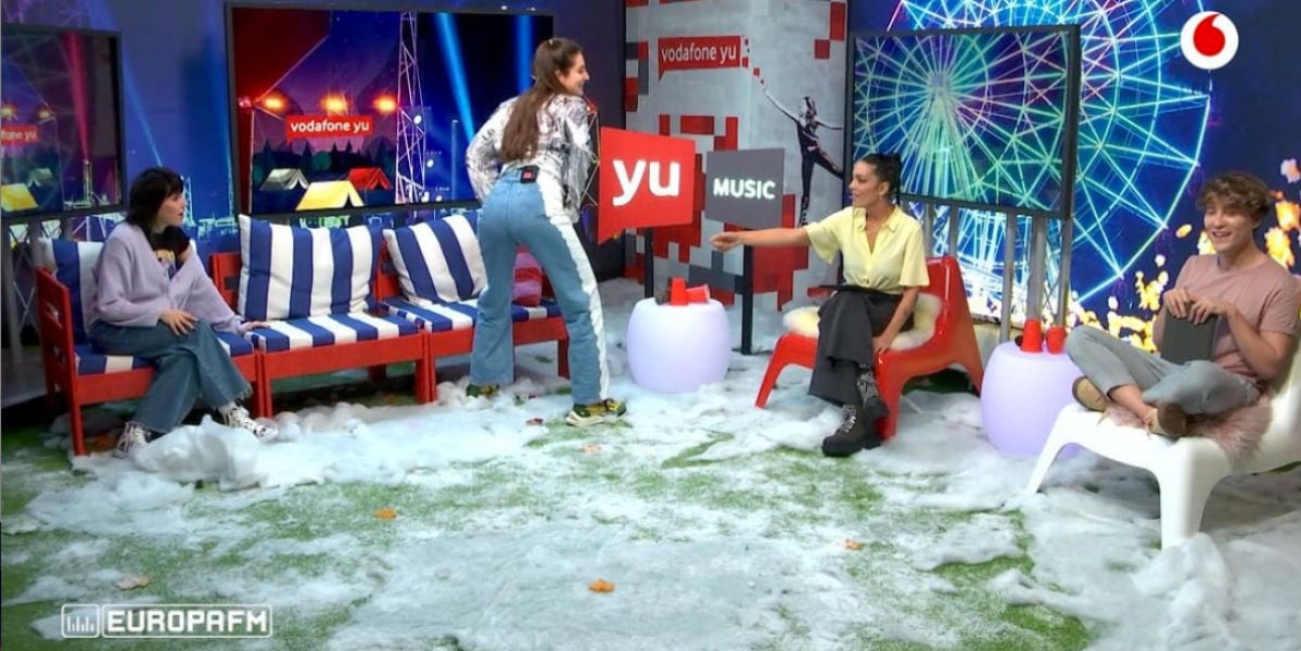 'yu Music' con Lorena Castell, Carlos Marco, Sandra Delaporte y Angy Fernández.