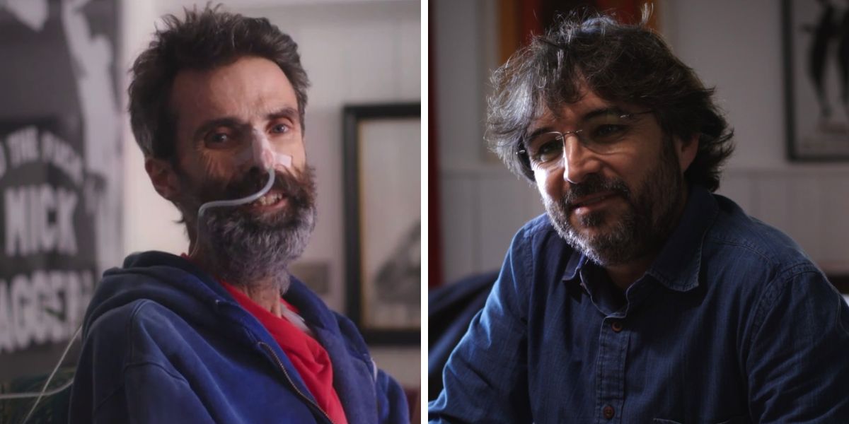 Pau Donés y Jordi Évole en 'Eso que tú me das'