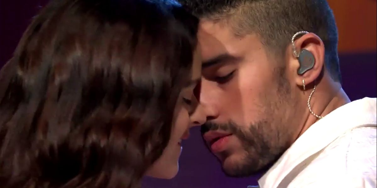 Rosalía y Bad Bunny en 'Saturday Night Live'
