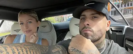 Nicky Jam junto a su expareja Cydney Moreau Nicky Jam junto a su expareja Cydney Moreau