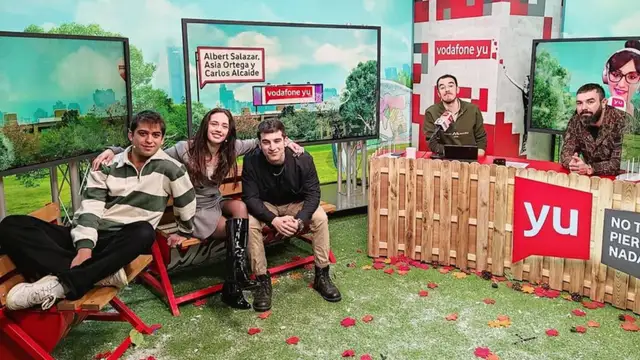 Asia Ortega, Albert Salazar y Carlos Alcaide visitan 'yu No te pierdas nada'