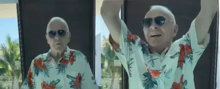 Anthony Hopkins bailando a Elvis Crespo Anthony Hopkins bailando a Elvis Crespo