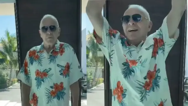 Anthony Hopkins bailando a Elvis Crespo